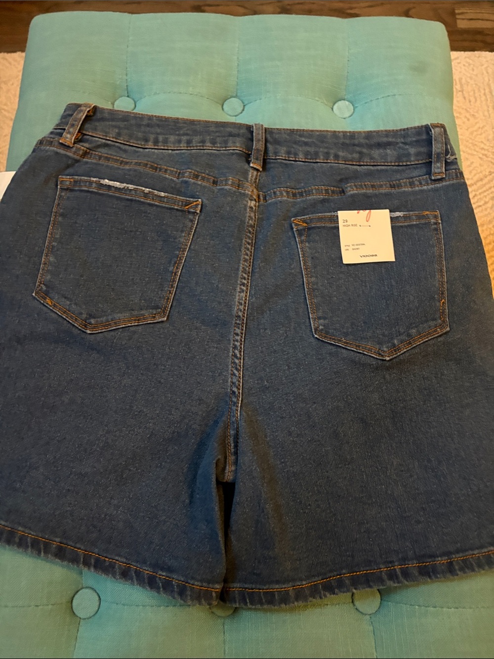 Vigoss Blue Denim High-Rise Shorts size 29 - Picture 4 of 5